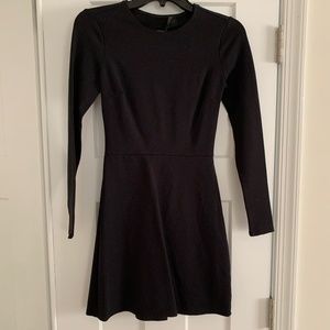 Kendall and Kylie Open Back Black Dress